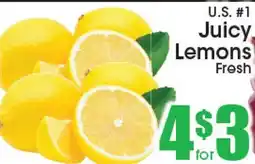 Supremo Foods Inc U.S. #1 Juicy Lemons offer