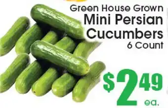 Supremo Foods Inc Green House Grown Mini Persian Cucumbers offer