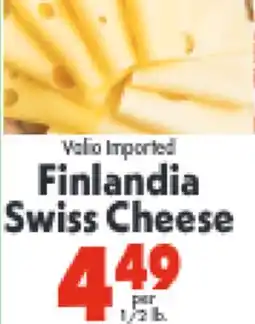 Marino's Supermarket Valio Imported Finlandia Swiss Cheese offer
