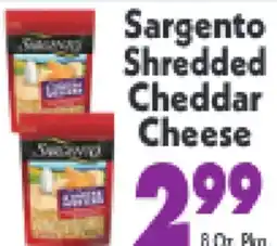 Marino's Supermarket Sargento Shredded Cheddar Cheese offer