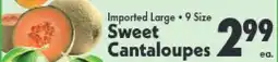 Marino's Supermarket Imported Large • 9 Size Sweet Cantaloupes offer