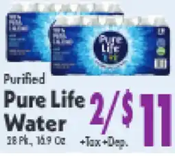 Marino's Supermarket Pure Life Purified Water offer