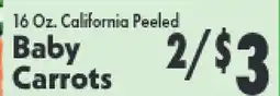 Marino's Supermarket 16 Oz. California Peeled Baby Carrots offer