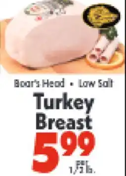 Marino's Supermarket Boar's Head • Low Salt Turkey Breast offer