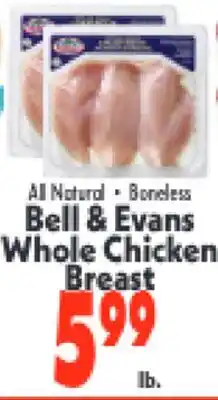 Marino's Supermarket Bell & Evans Whole Chicken Breast offer