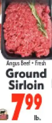 Marino's Supermarket Angus Beef • Fresh Ground Sirloin offer