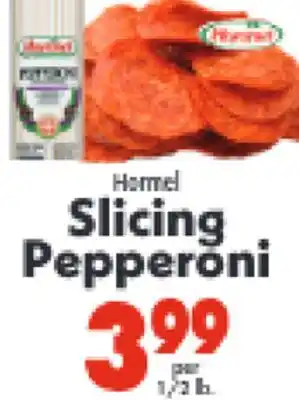 Marino's Supermarket Hormel Slicing Pepperoni offer