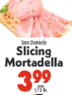 Marino's Supermarket San Daniele Slicing Mortadella offer