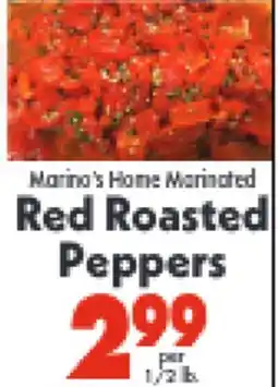 Marino's Supermarket Marina's Home Marinated Red Roasted Peppers offer