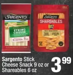 Super King Markets Sargento Stick Cheese Snack or Shareables offer