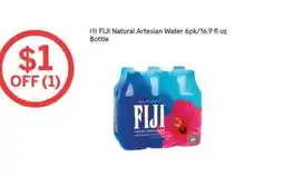 Woodman's FIJI Natural Artesian Water offer