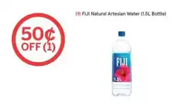 Woodman's FIJI Natural Artesian Water offer