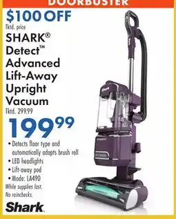 Boscov's SHARK Defect Advanced Lift-Away Upright Vacuum offer