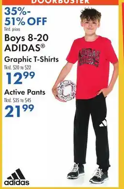 Boscov's Boys 8-20 ADIDAS Graphic T-Shirts offer