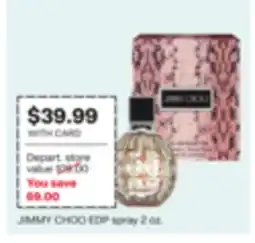CVS JIMMY CHOO EDP spray 2 oz offer