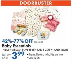 Boscov's Baby Essentials offer