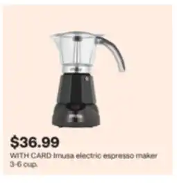 CVS Imusa electric espresso maker 3-6 cup offer