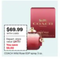 CVS COACH Wild Rose EDP spray 3 oz offer