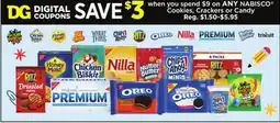 Dollar General NABISCO Cookies, Crackers or Candy offer