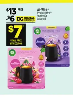 Dollar General Air Wick Essential Mist Starter Kit offer