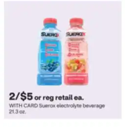 CVS Suerox electrolyte beverage 21.3 oz offer