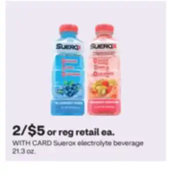 CVS Suerox electrolyte beverage 21.3 oz offer