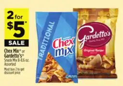 Dollar General Chex Mix or Gardetto Snack Mix offer