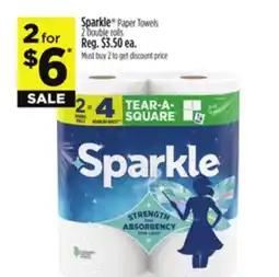 Dollar General Sparkle Paper Towels offer