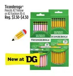 Dollar General Ticonderoga Pencils offer