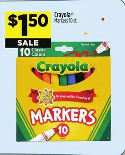 Dollar General Crayola Markers offer