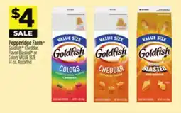 Dollar General Pepperidge Farm Goldfish Cheddar, Flavor Blasted or Colors offer