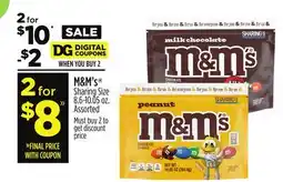 Dollar General M&M's Sharing Size offer