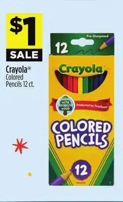 Dollar General Crayola Colored Pencils offer