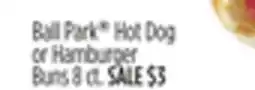 Dollar General Ball Park Hot Dog or Hamburger Buns offer