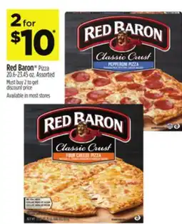 Dollar General Red Baron Pizza offer