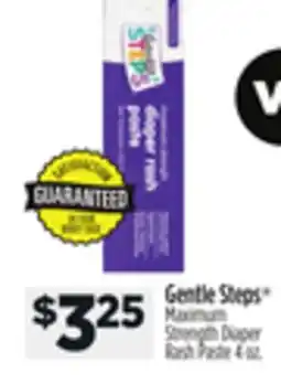 Dollar General Gentle Steps Maximum Strength Diaper Rash Paste offer