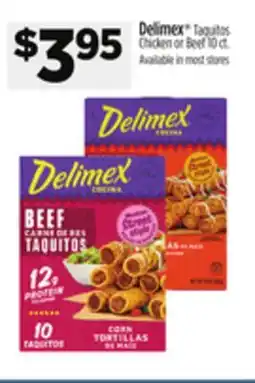 Dollar General Delimex Taquitos offer