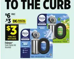 Dollar General Febreze Trash Starter Kit offer