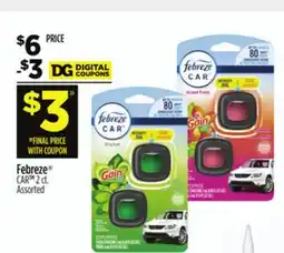 Dollar General Febreze CAR offer