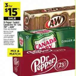 Dollar General Dr Pepper , Sunkist , Canada Dry , RC Cola, 7UP or A&W offer