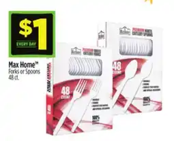 Dollar General Max Home Forks or Spoons offer