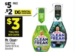 Dollar General Mr. Clean Clean Freak Starter Kit offer