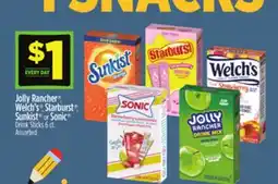 Dollar General Jolly Rancher Welch's Starburst Sunkist or Sonic offer