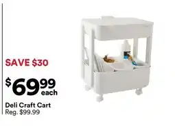 Michaels Deli Craft Cart offer