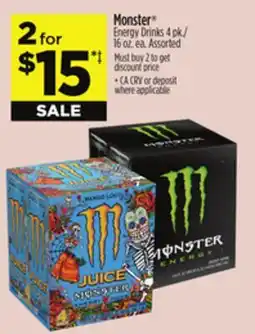 Dollar General Monster Energy Drinks offer