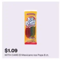 CVS El Mexicano Ice Pops 8 ct offer