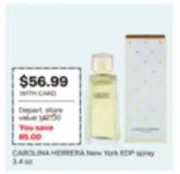 CVS CAROLINA HERRERA New York EDP spray 3.4 oz offer