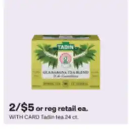 CVS Tadin tea 24 ct offer