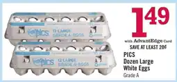 Price Chopper PICS Dozen Large White Eggs offer