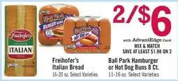 Price Chopper Ball Park Hamburger or Hot Dog Buns 8 Ct offer